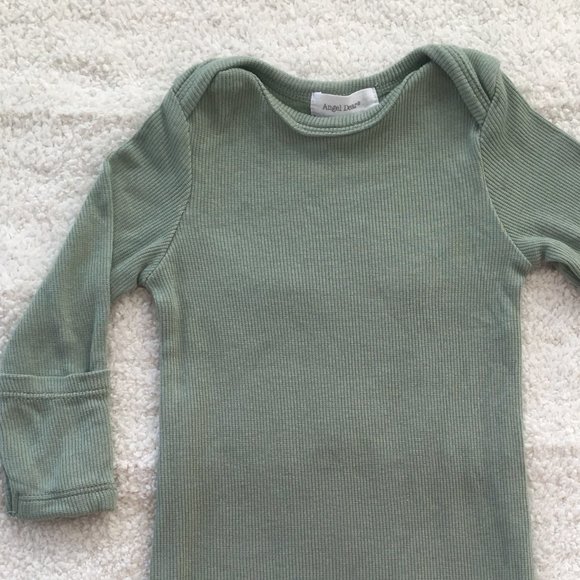 Angel Dear sage green knotted sleeper - Picture 2 of 2